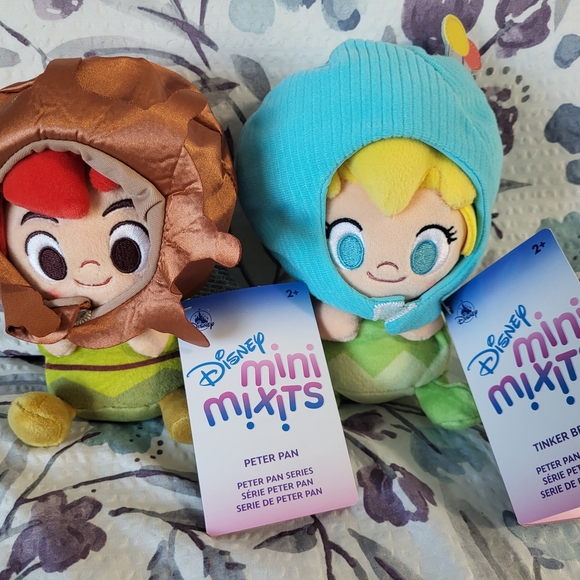 Disney Other - Disney Parks Mini Mixits Tinkerbell & Peter Pan, NEW, EXCLUSIVE